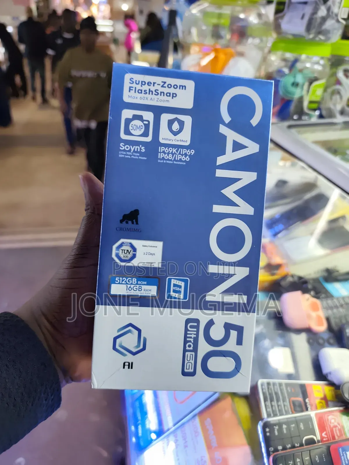 New Tecno Camon 50 Ultra 512 GB Black