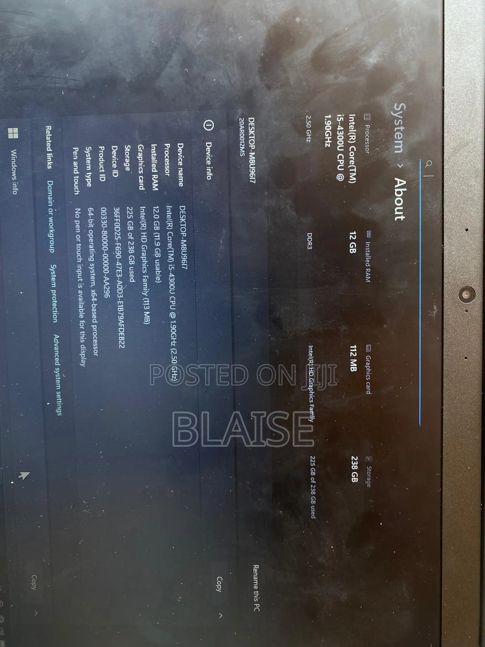 Laptop Lenovo ThinkPad T440s 12GB Intel Core i5 SSD 256GB