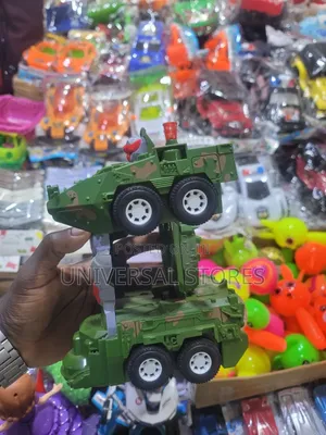 Shop 2-in-1 Automatic Transforming Robot Tank Toy