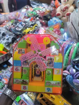RPC99 Building Blocks With Fan for Kids Home Play