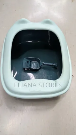 Semi Enclosed Cat Litter Box
