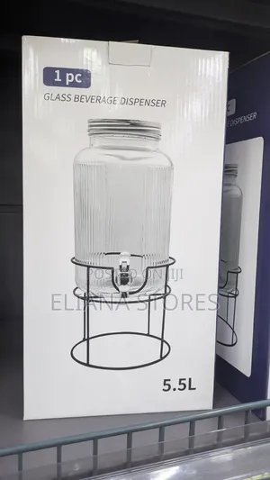Glass Beverage Dispenser 5.5L
