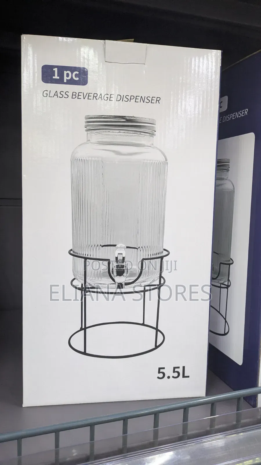 Glass Beverage Dispenser 5.5L