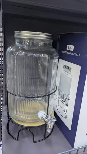 8L Beverage Glass Jug/Dispenser