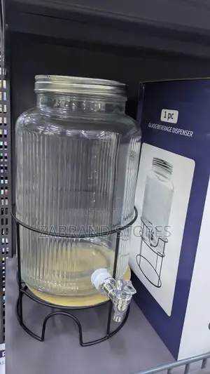 8L Beverage Glass Jug/Dispenser