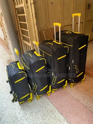 D Favor Suitcase 4 in 1 Black and Yellow
