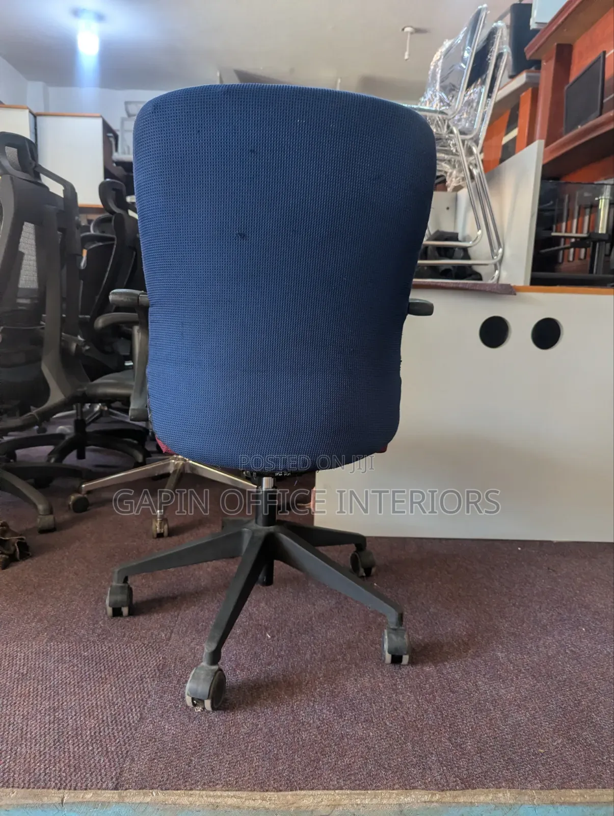 Second Hand Office //Boardroom Chairs, Maroon- Blue, Price Per Piece