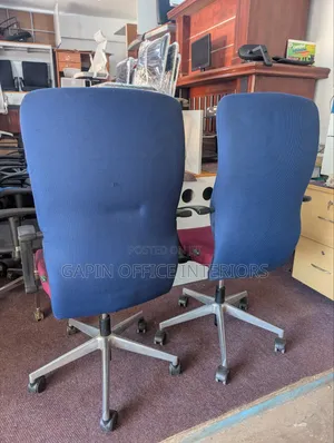 Long Back// High Back Adjustable Office Chairs. Price Per Piece