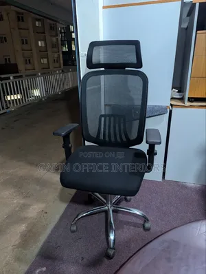 Headrest Office Chair With Adjustable Armrets and Height
