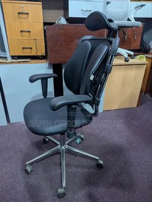 Orthopedic Office Chair With a Back Support
