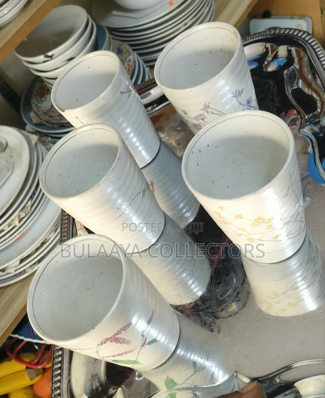 Japanese Ceramic Free-Cup Tumblers/Mugs.