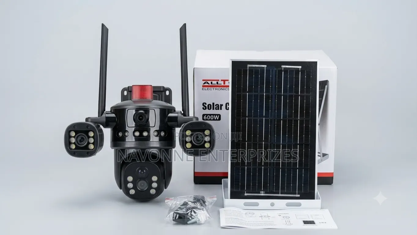 8MP Tripple Lens Wi-Fi Solar CCTV Camera