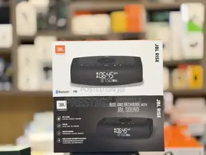 JBL Rise Bluetooth Clock Radio Speaker, FM Radio Wireless Charging