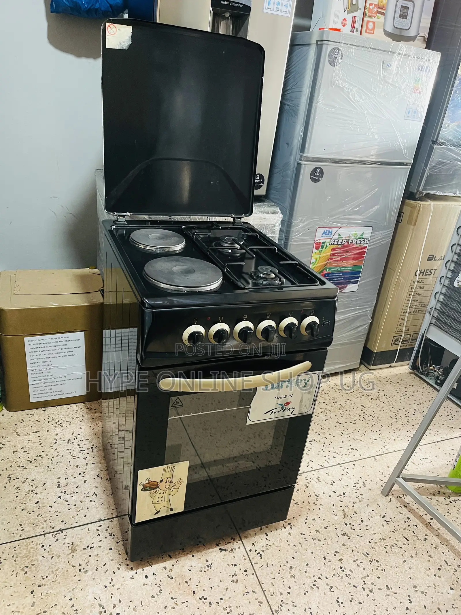 2+2,oven Dual,electric and Gas 50/60 Inche Imported Used Cooker