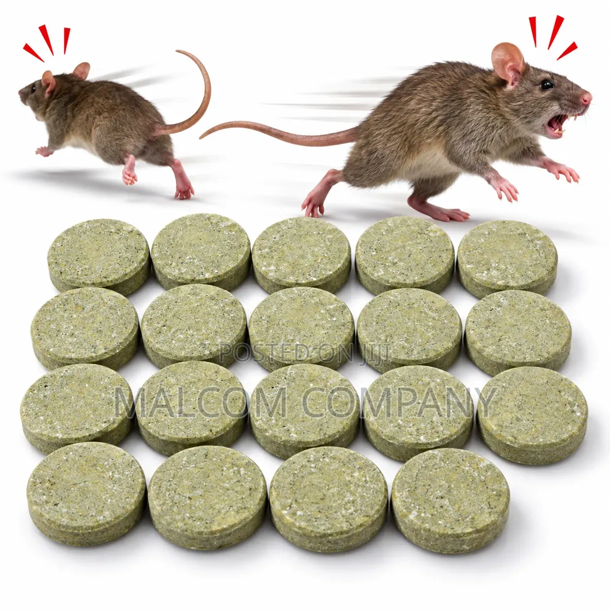 Rodent Repellent for Rats Mice in Uganda–Powerful Rat Control 20 Tabs