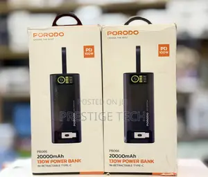 Porodo 20000mah 130W BiDirectional Laptop Power Bank 20000mah