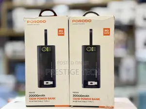 Porodo 20000mah 130W BiDirectional Laptop Power Bank 20000mah