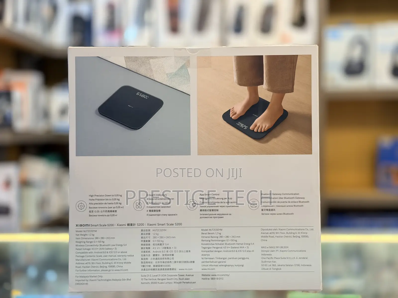 Xiaomi Smart Scale S200, Digital Weighing Scale With Bluetooth, 150kg