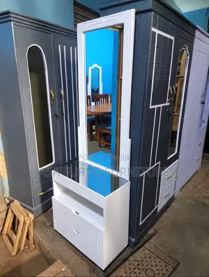 Bedroom Dressing Mirror Table - Storage Drawers