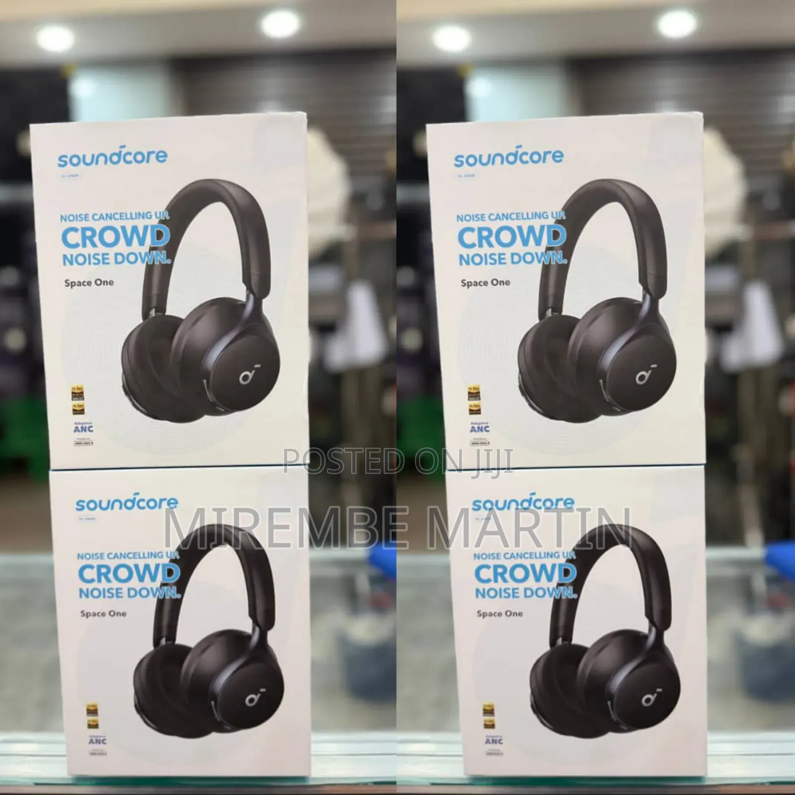 Soundcore by Anker, Space One, Active Noise Cancelling Headphones,