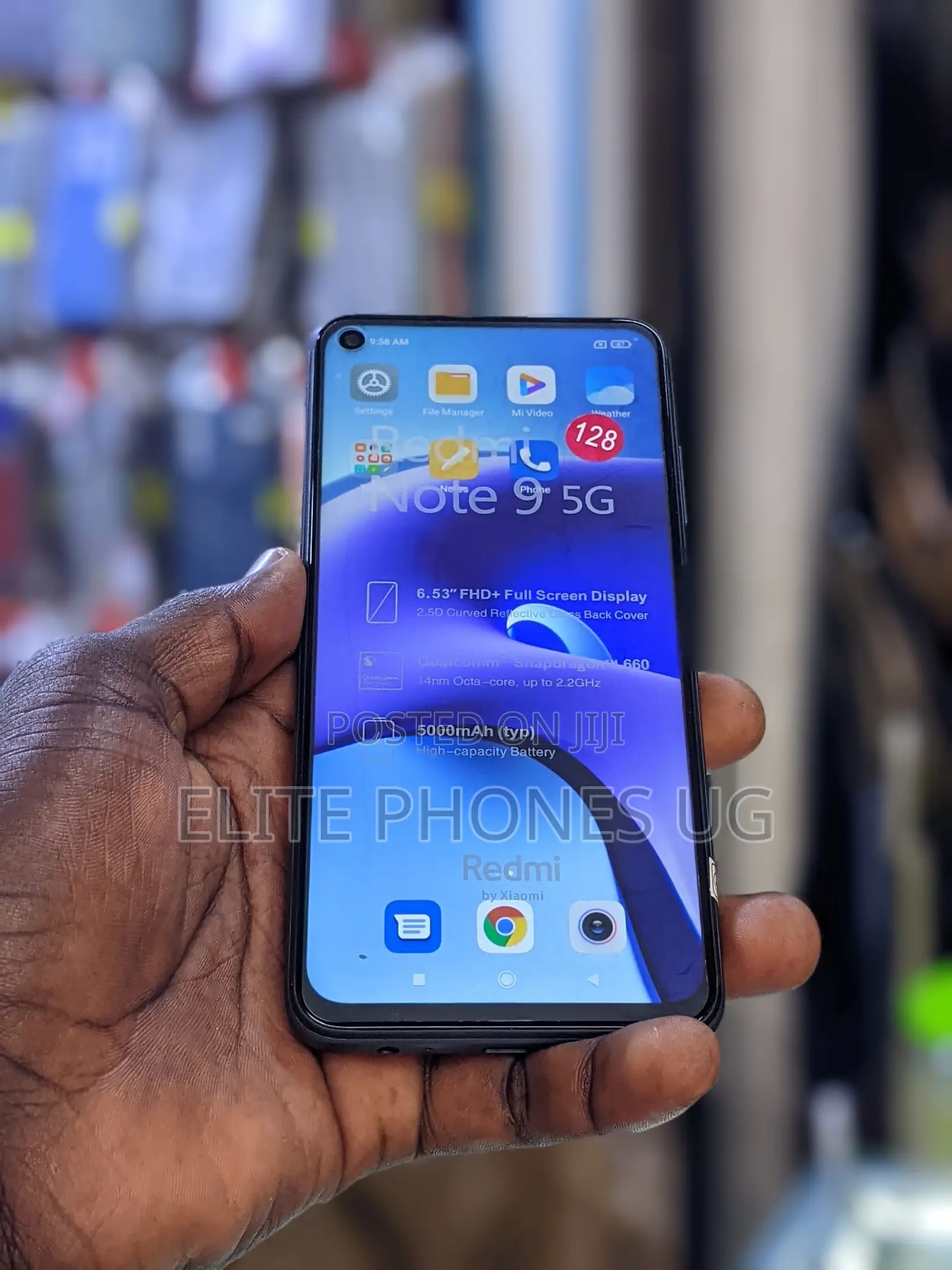 Xiaomi Redmi Note 9 5G 128 GB Gray