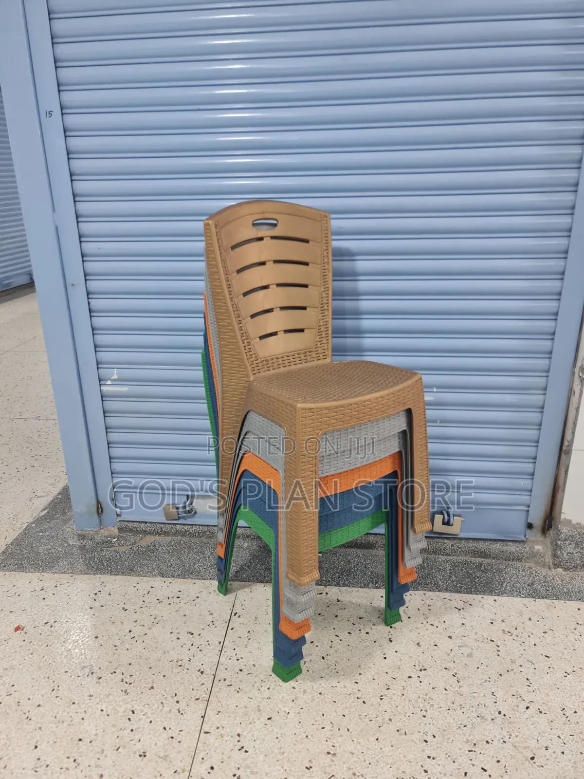 Matted Gold Dining Plastic Chairs Plastic Chairs