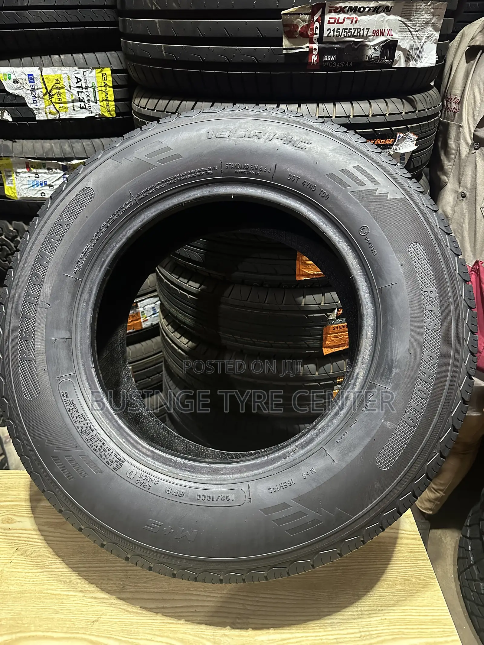 185R14 Petro Max Tires Foreign Used Good Condition
