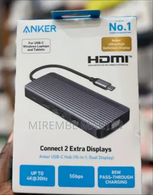 Anker USB-C Hub (10-in-1, Dual Display)