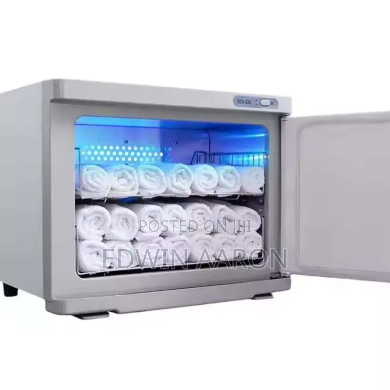 Double Electric Hot Towel Warmer and UV Sterilization Cabinet