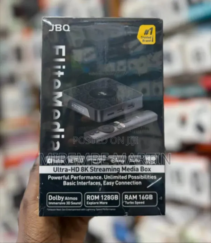 JBQ Elevano Ultra-Hd Streaming Media Box