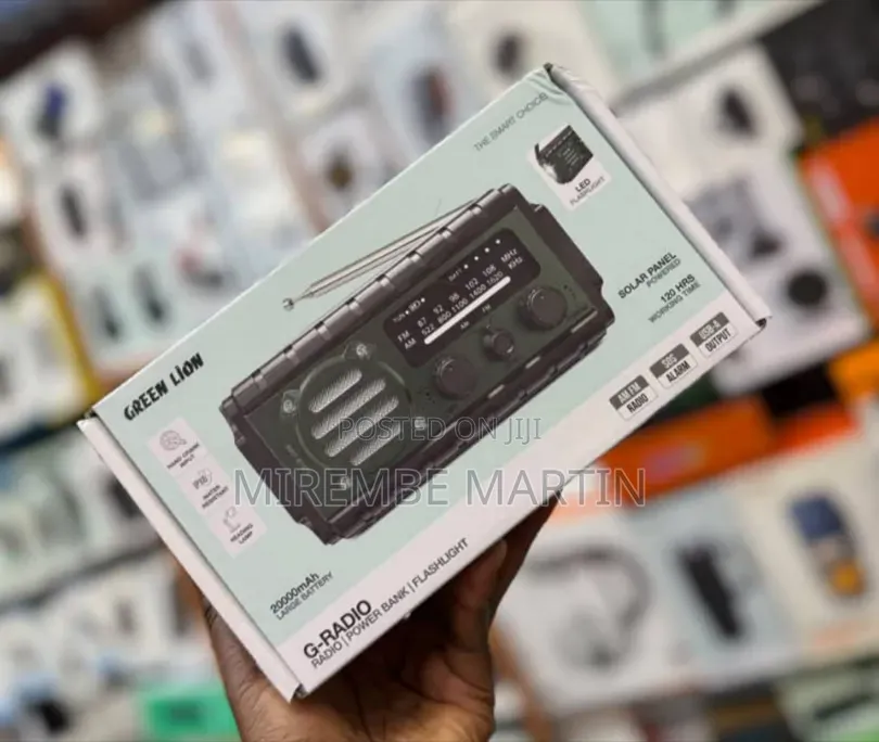 Green Lion G-Radio With Power Bank Flashlight