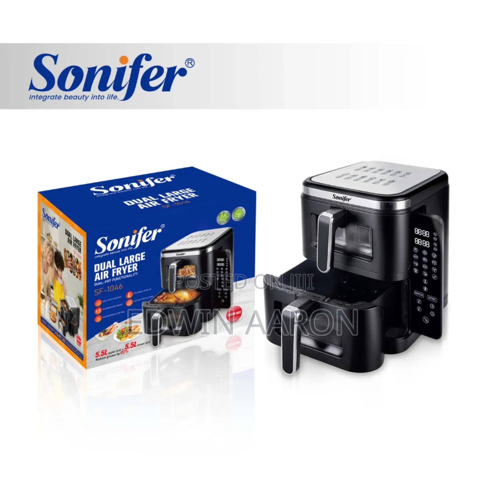 Sonifer Dual Large Smart Airfryer