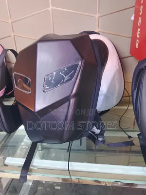 Dark Hardshell LED Motorcycle Riding Backpack