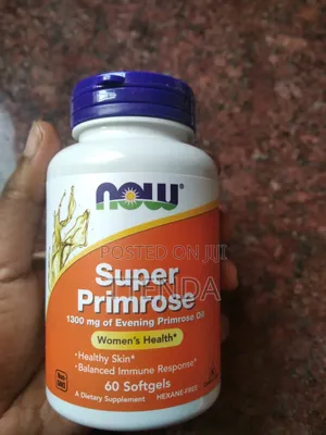 NOW Supplements, Super Primrose 1300 Mg With GLA, 60 Softgels