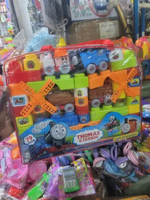 Thomas Friends 79-Piece Building Block Train Set