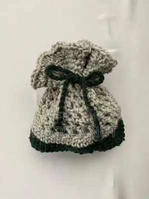 Crocheted Drawstring Bag