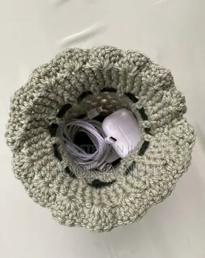 Crocheted Drawstring Bag