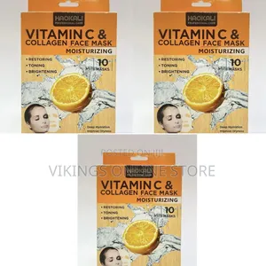Haokali Professional Care Vitamin C Collagen Moisturizing Face Masks