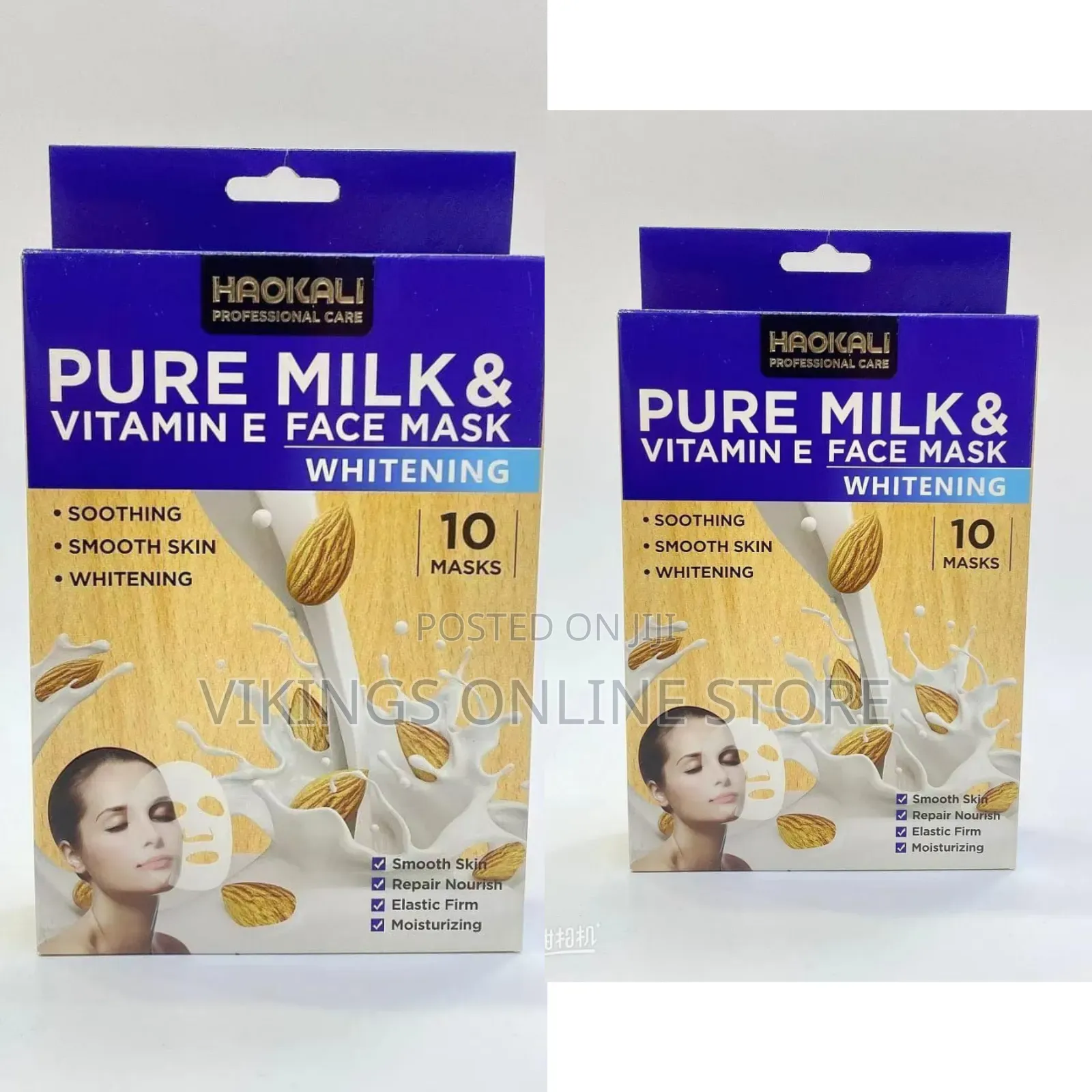 Haokali Professional Care Pure Milk Vitamin E Face Mask