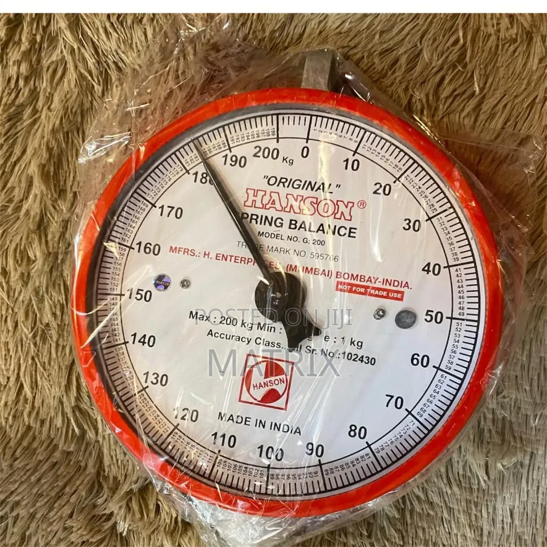 Mechanical Spring Balance Hanging Scale -200kg