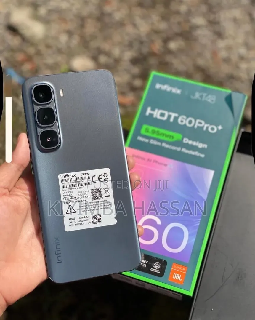 New Infinix Hot 60 Pro+ 256 GB Black