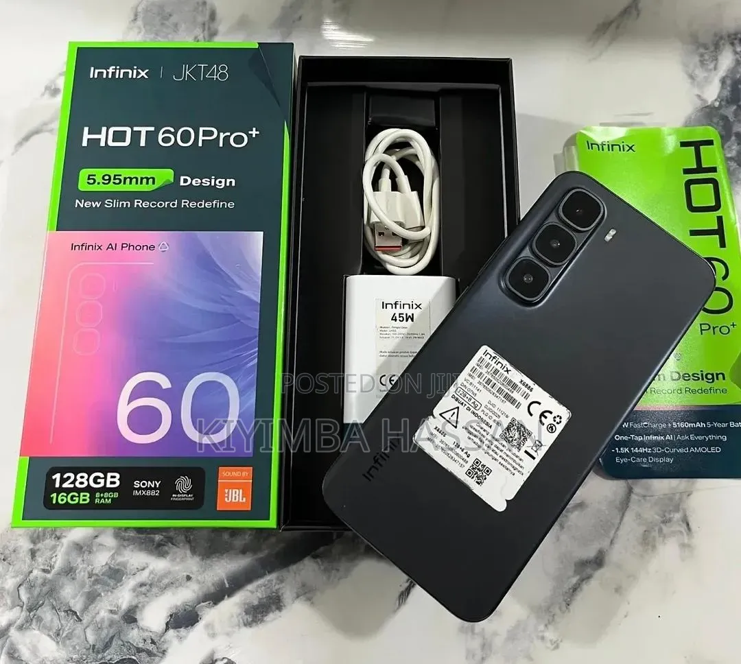 New Infinix Hot 60 Pro+ 256 GB Black