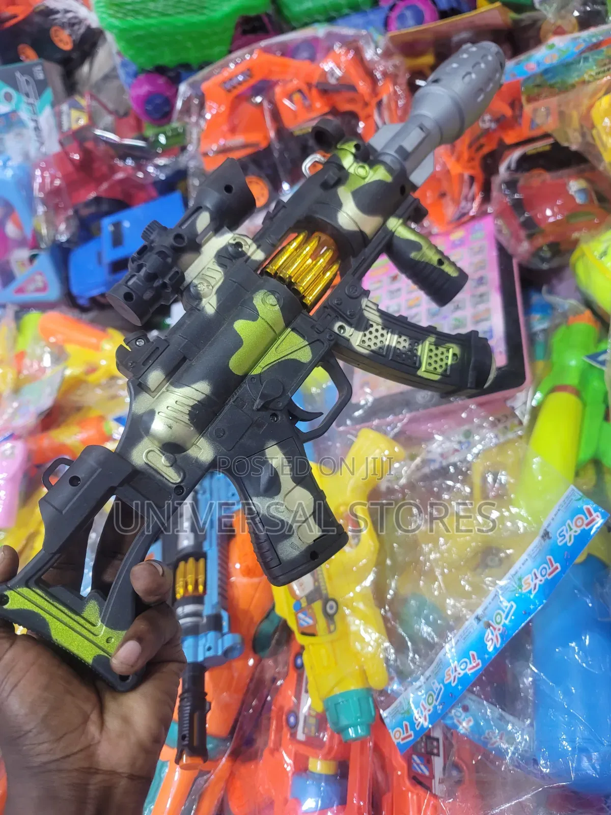 Plastic Camouflage Toy Machine Gun