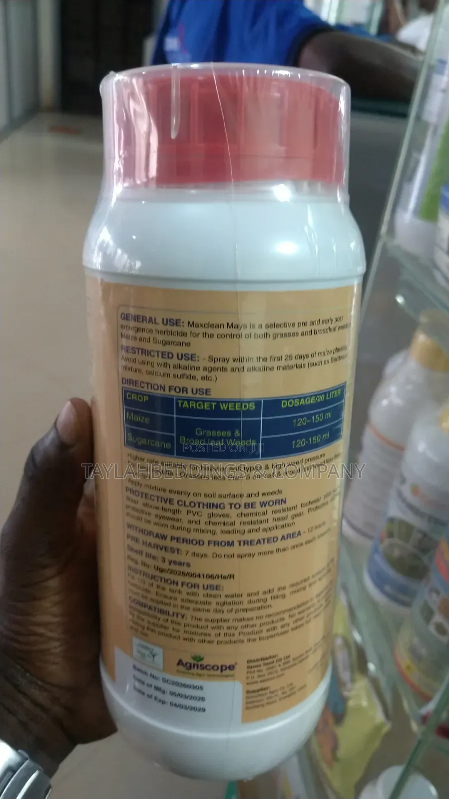 Max Clean Selective Herbicide for Maize and Sugar Cane