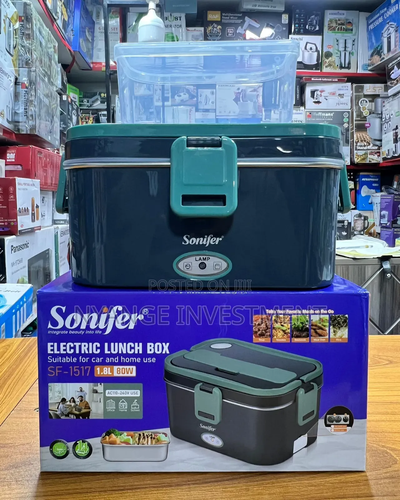Sonifer Electric Lunch Box Suitable for Car and Home Use.
