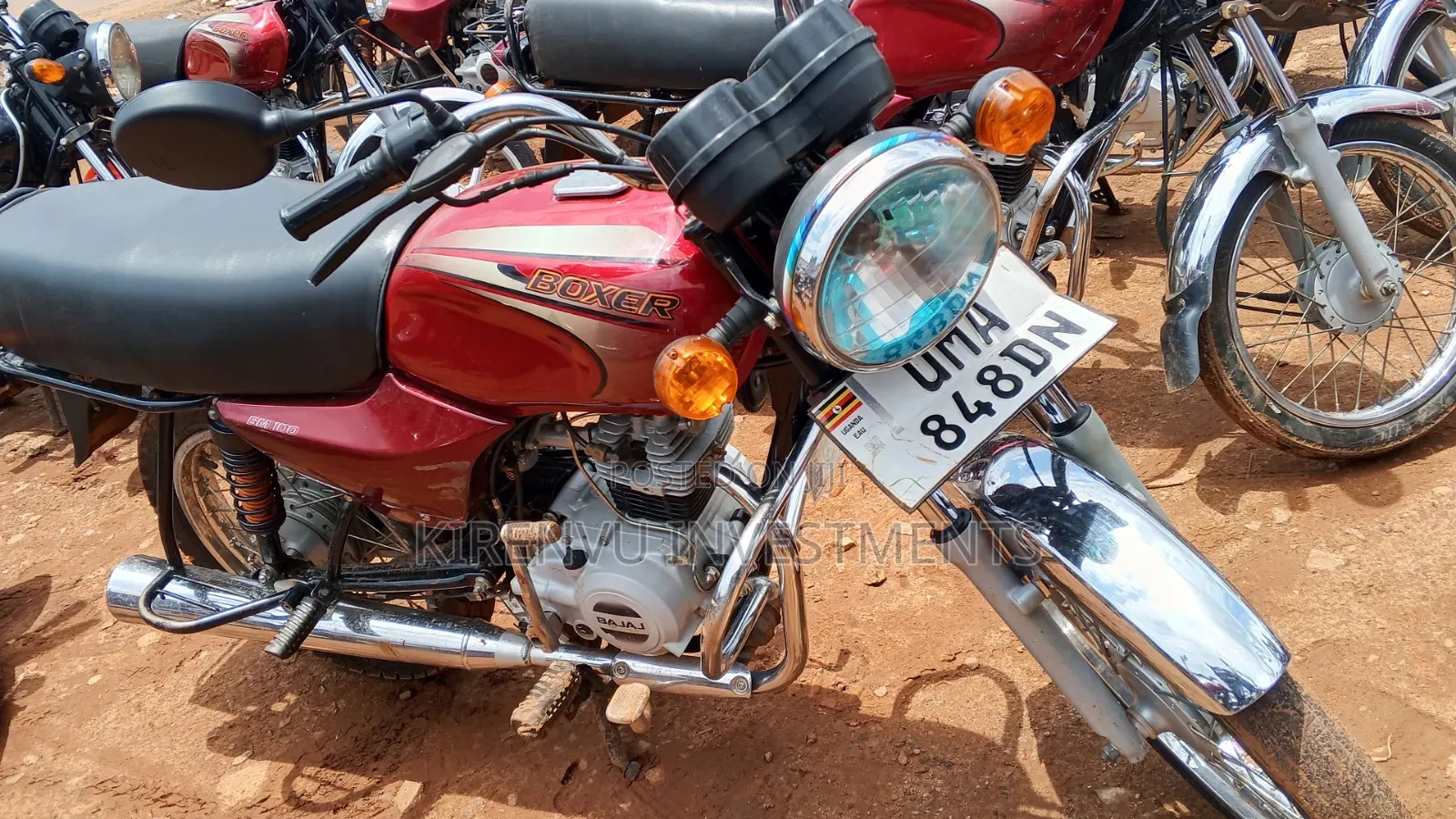 Bajaj Boxer 100 2025 Red