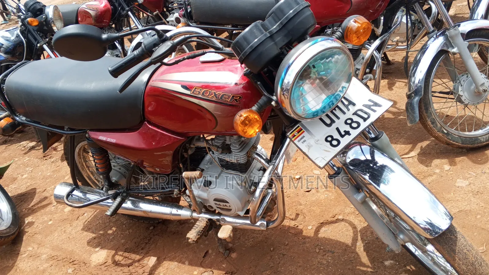 Bajaj Boxer 100 2025 Red