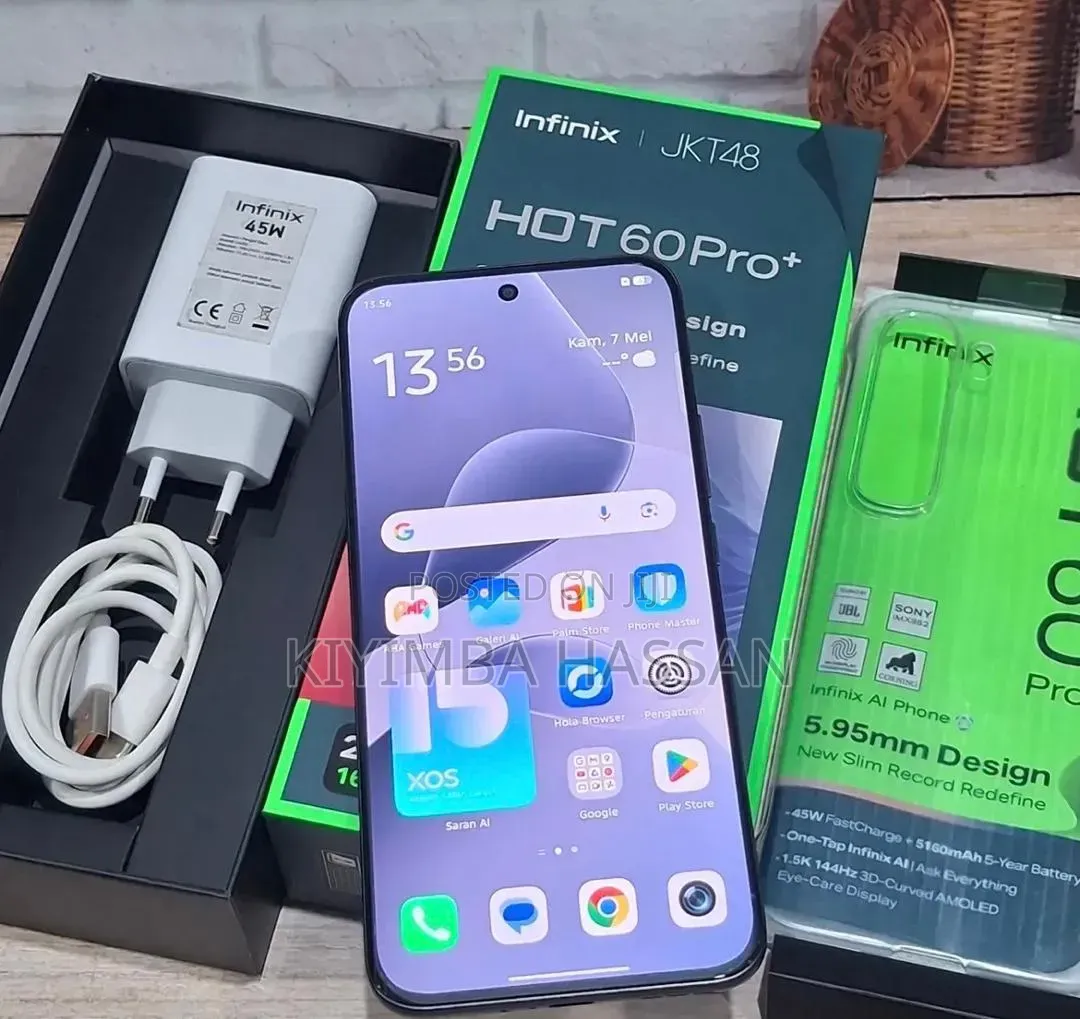 New Infinix Hot 60 Pro+ 256 GB Black