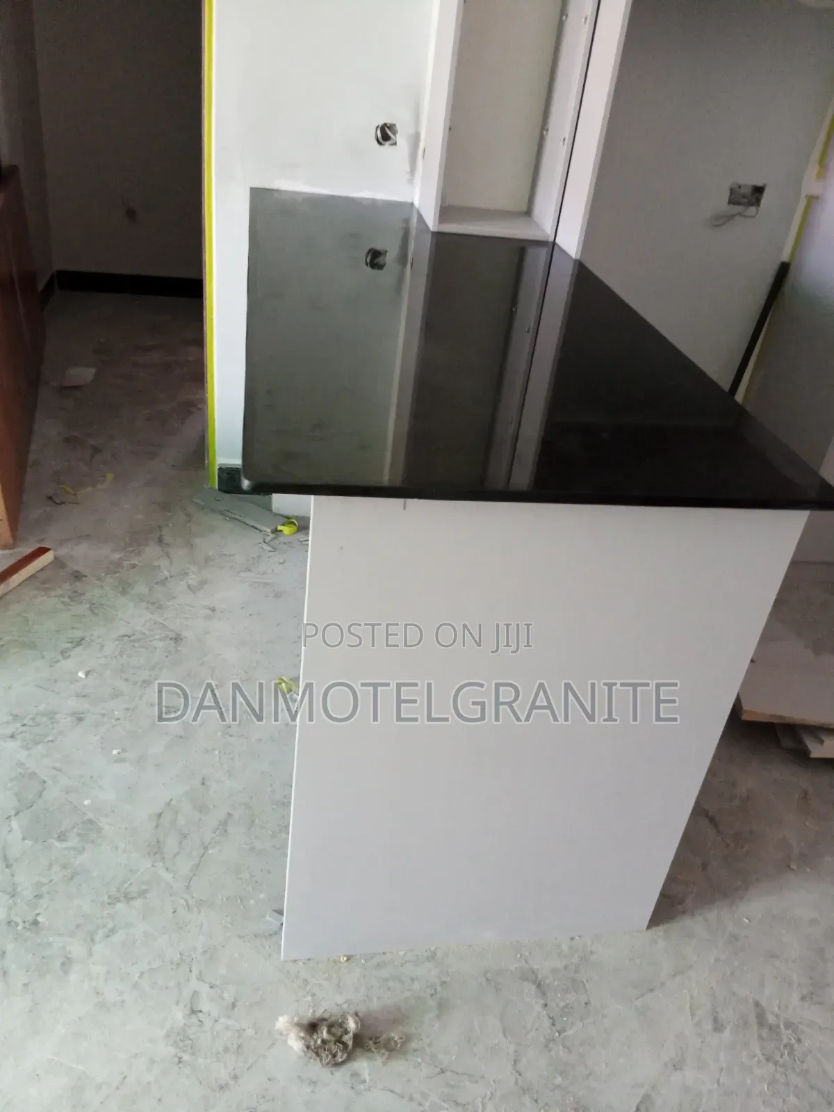 Black Granite on Kitchen Worktop