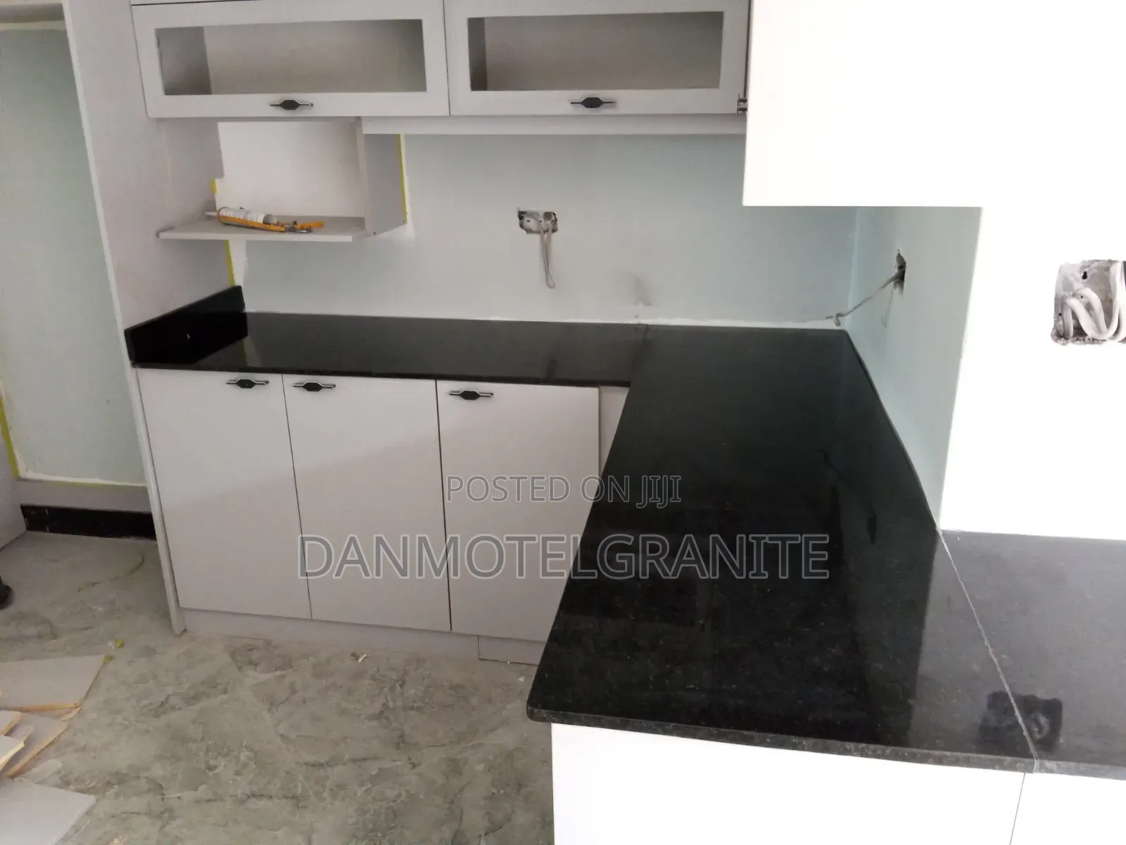 Black Granite on Kitchen Worktop